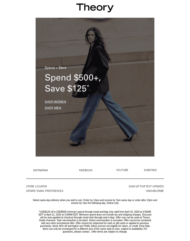 Just a Reminder: Spend and Save