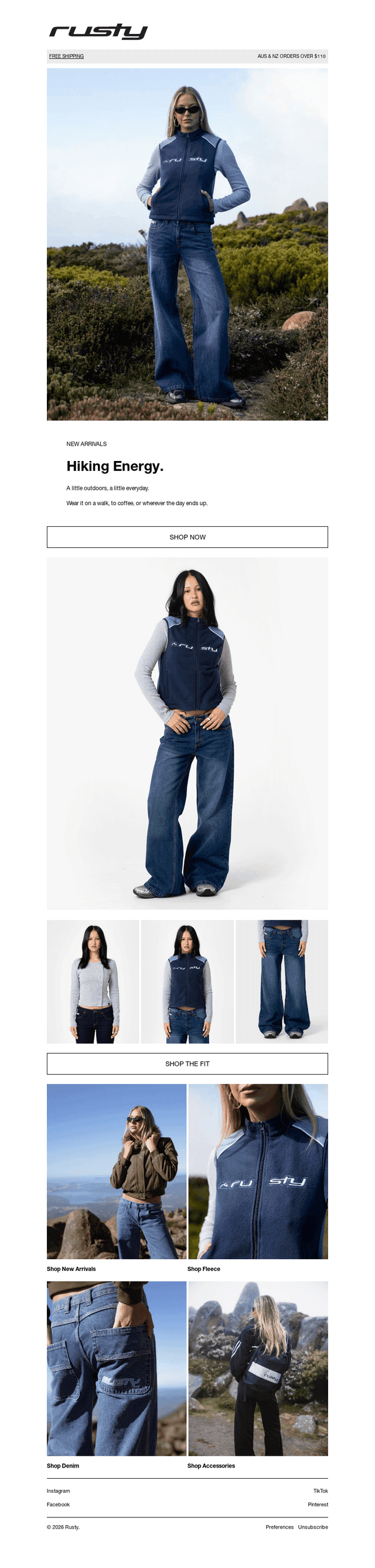 New Arrivals | Hiking Energy