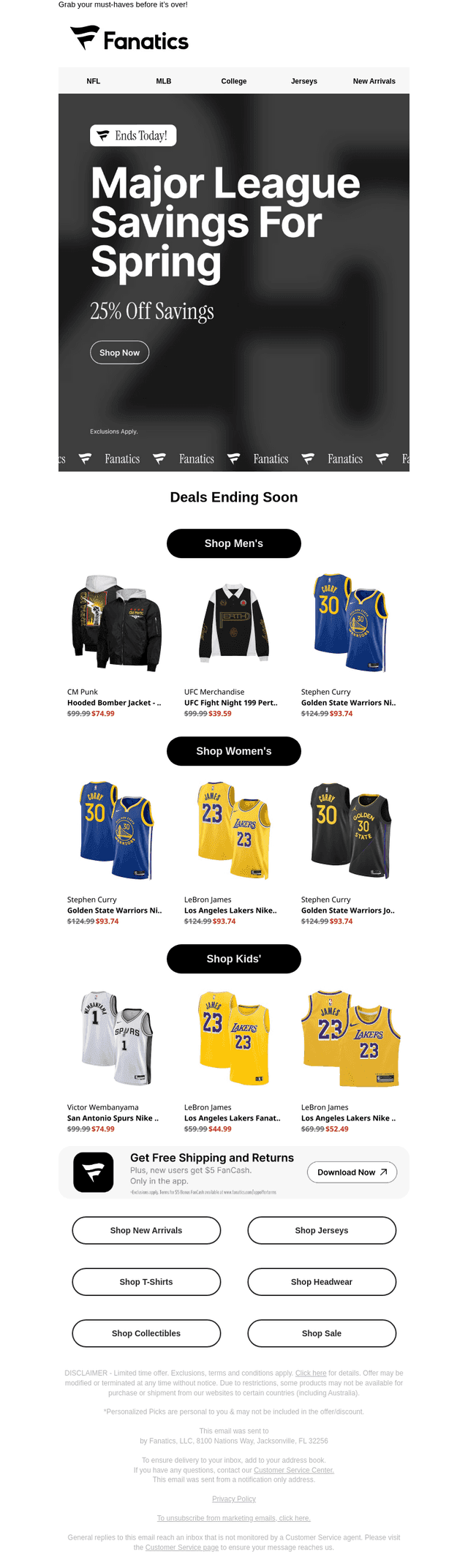 Last Day for 25% Off