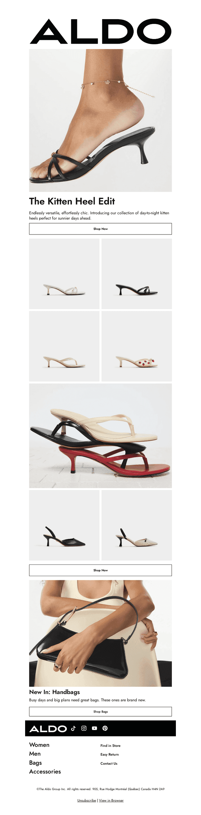 New in: kitten heels