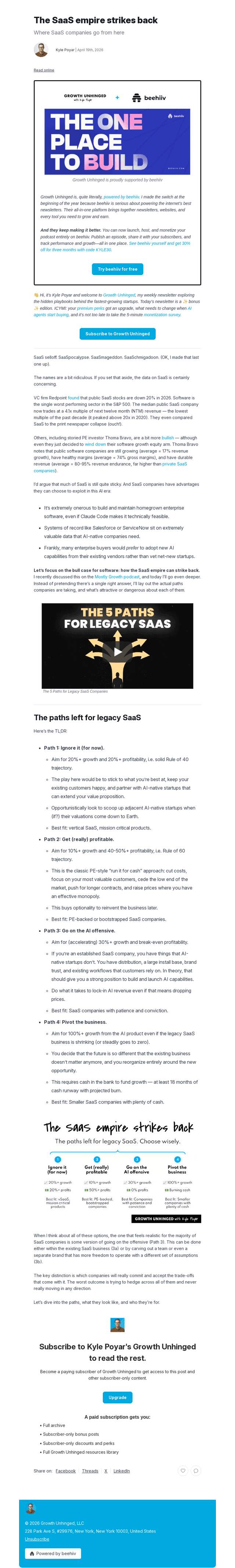 The SaaS empire strikes back
