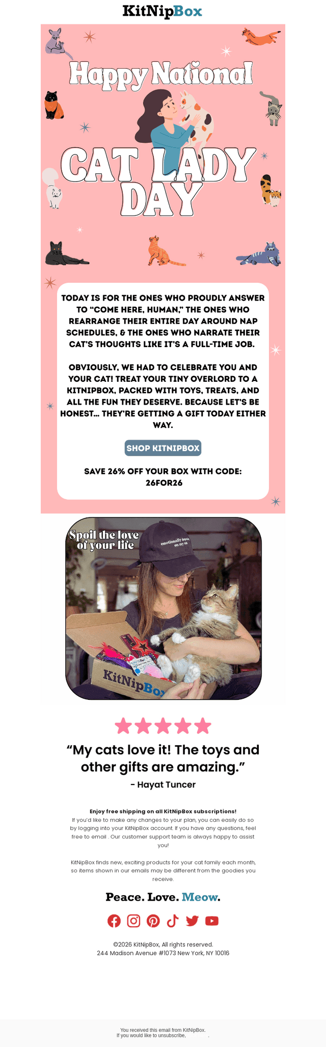 KitNipBox email from Sun, Apr 19, 2026