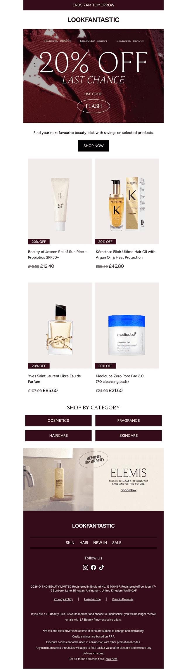 Final Day: 20% Off