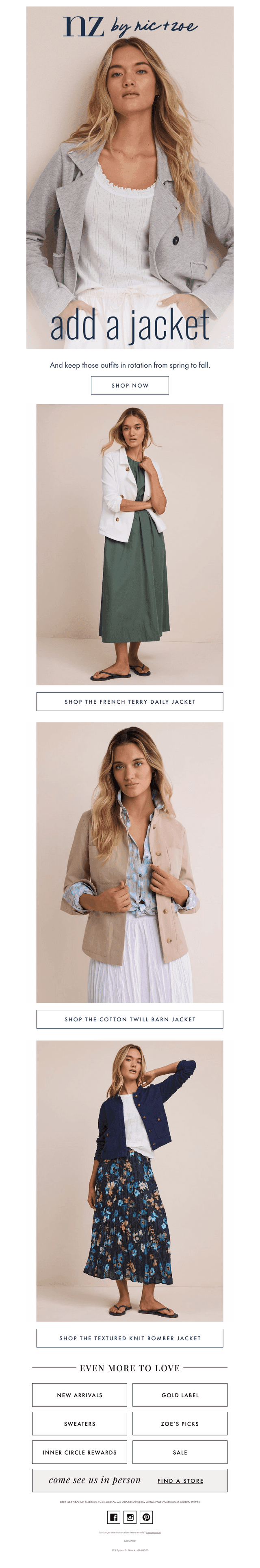 All you need is a light jacket