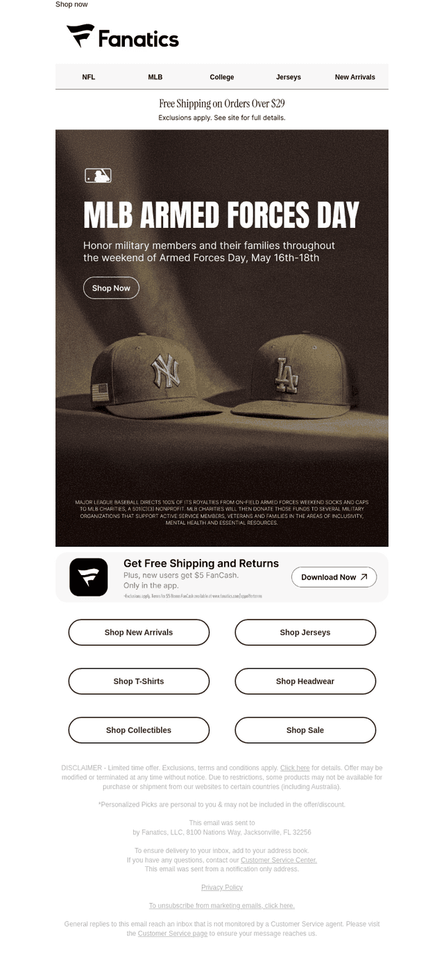 The MLB Armed Forces Day Collection Is Here