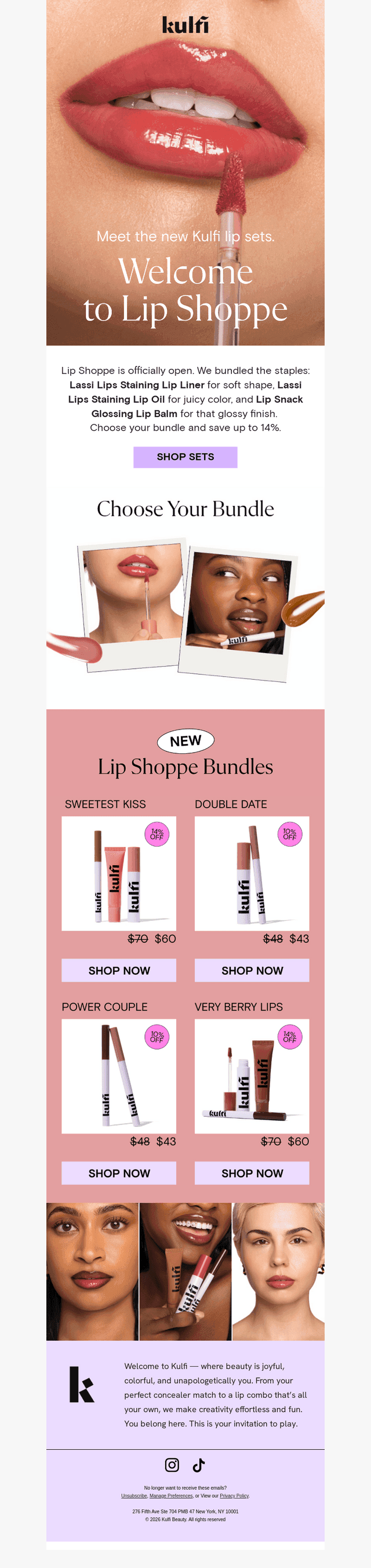 Lip Shoppe is open 💄