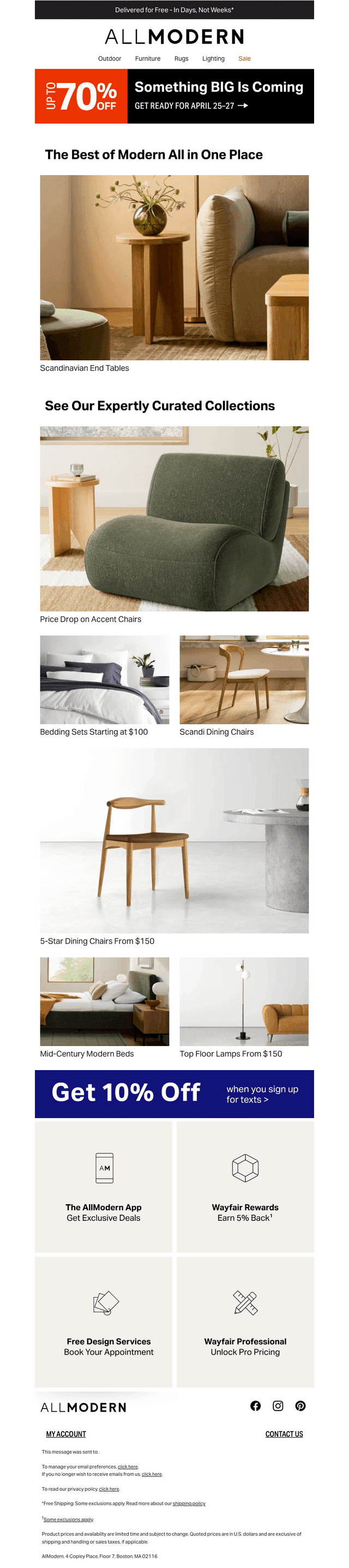 Scandi end tables ||| organic + inviting