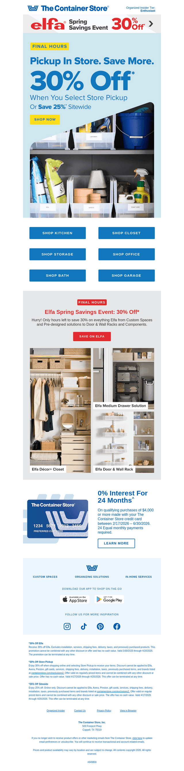 Final Hours: Up to 30% Off— Ends Tonight 🚨