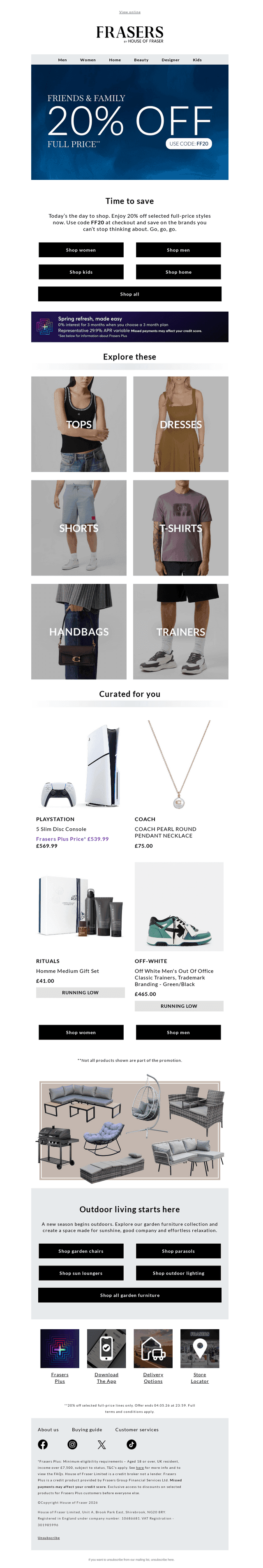 20% off is here