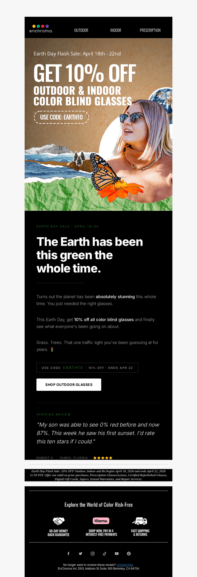 EnChroma email from Tue, Apr 21, 2026