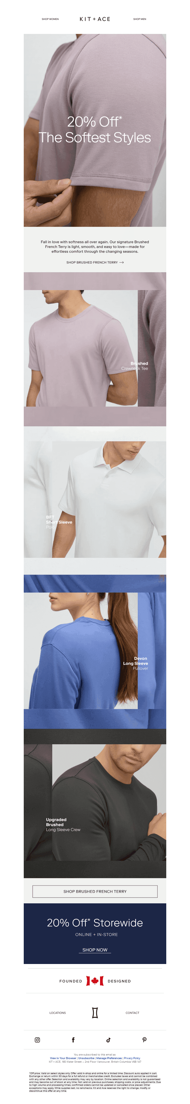 Soft, Always — 20% Off BFT