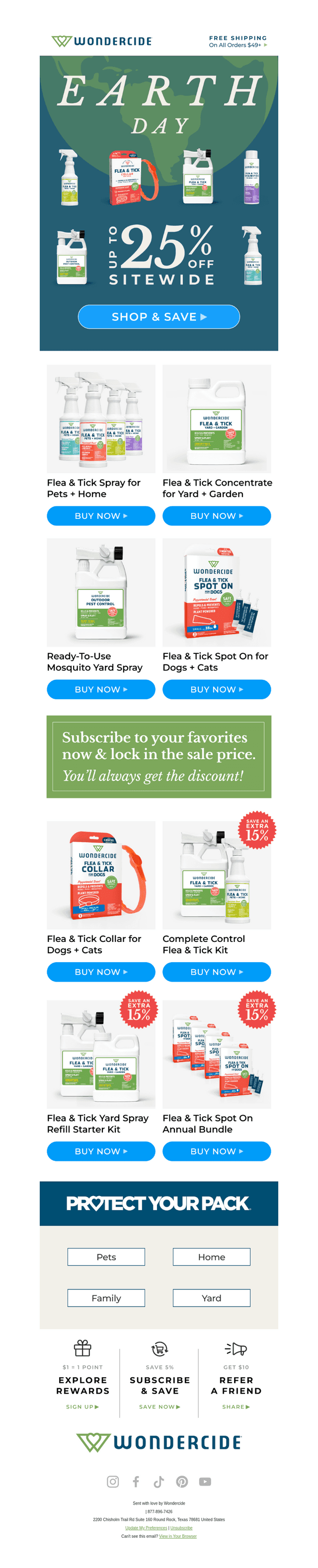 Wondercide email from Tue, Apr 21, 2026