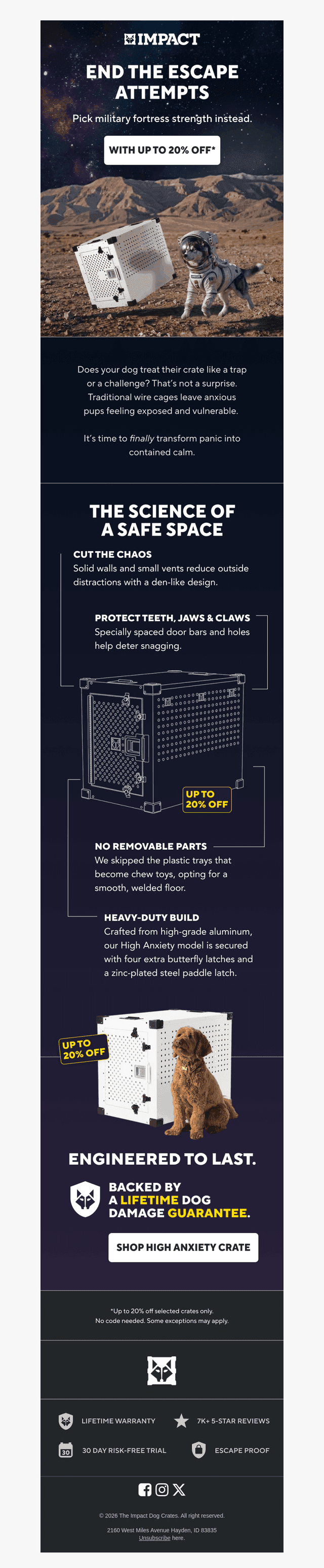 ⚙️What “escape-proof” actually means