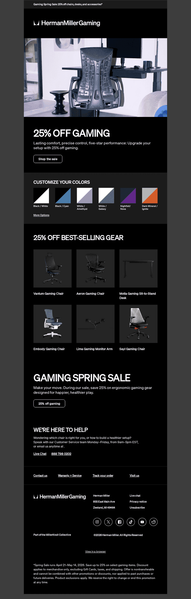 25% off gaming gear