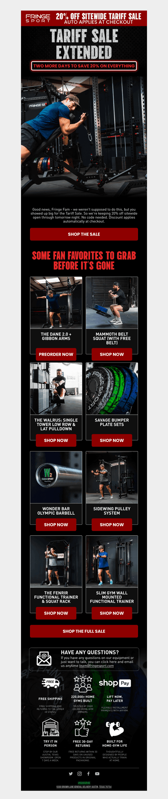EXTENDED: Two More Days for 20% Off