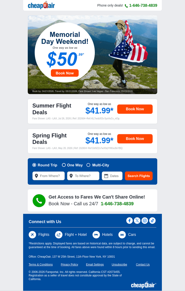 ✈ This Week’s Top Deals!