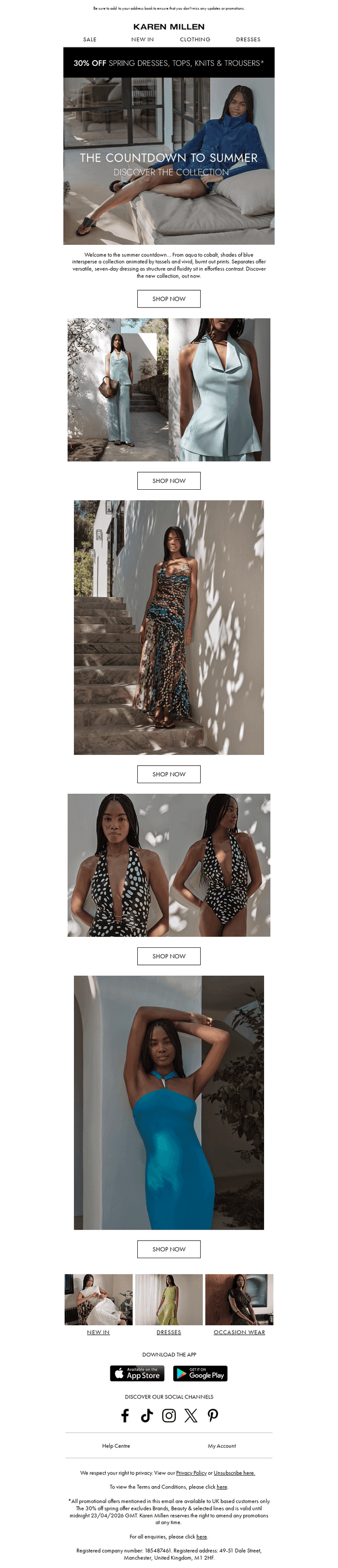 Karen Millen email from Tue, Apr 21, 2026