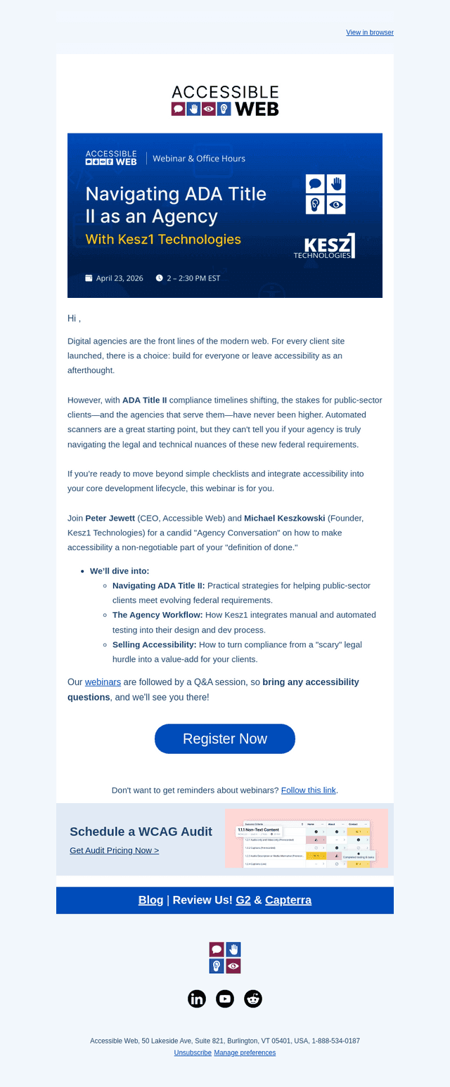Compliance for Agencies