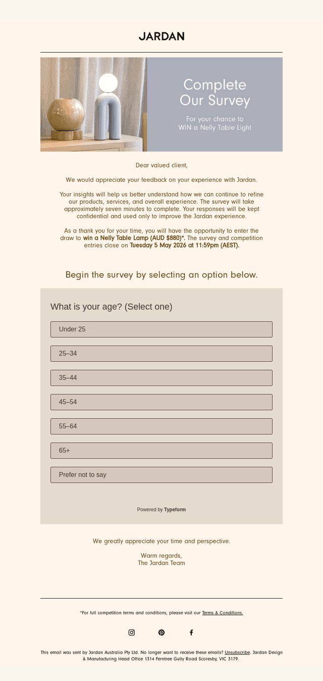 Share Your Feedback to Win
