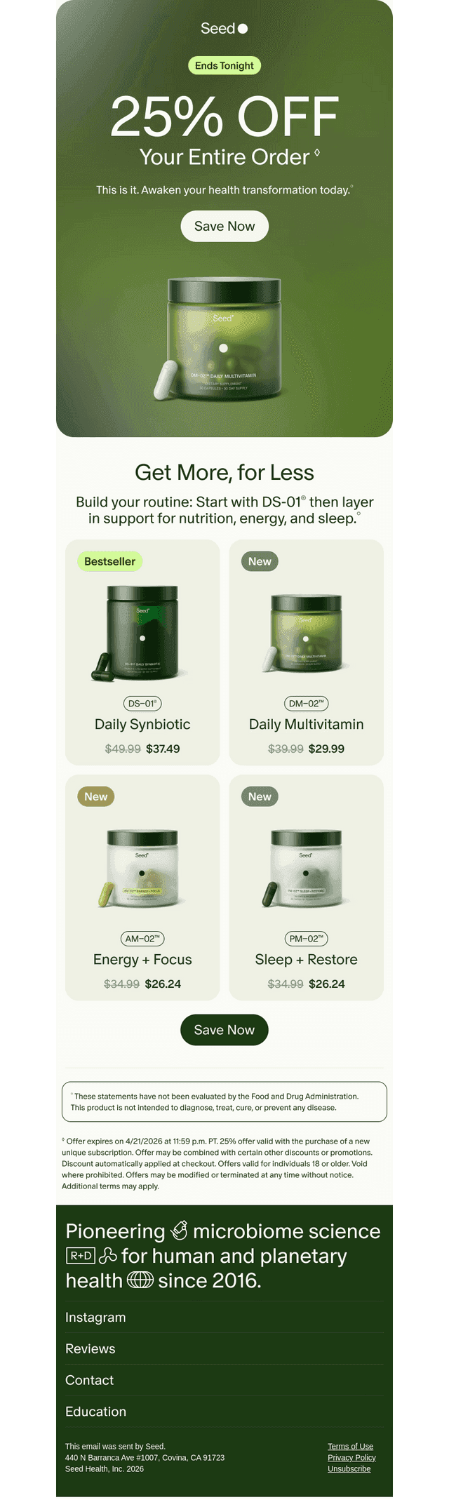 Hours left for 25% off.