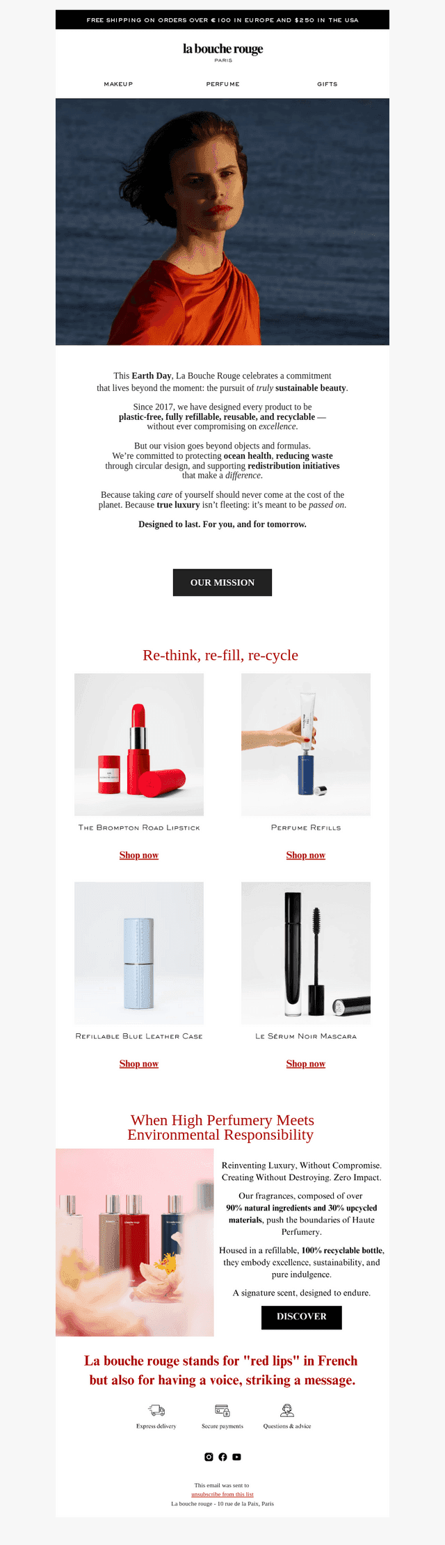 La bouche rouge email from Wed, Apr 22, 2026