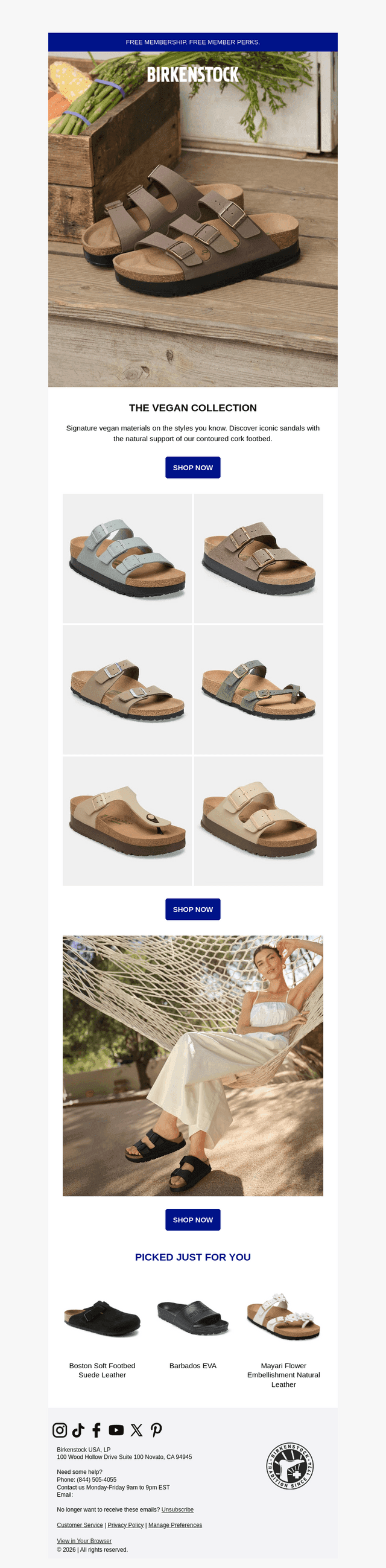 Birkenstock email from Wed, Apr 22, 2026