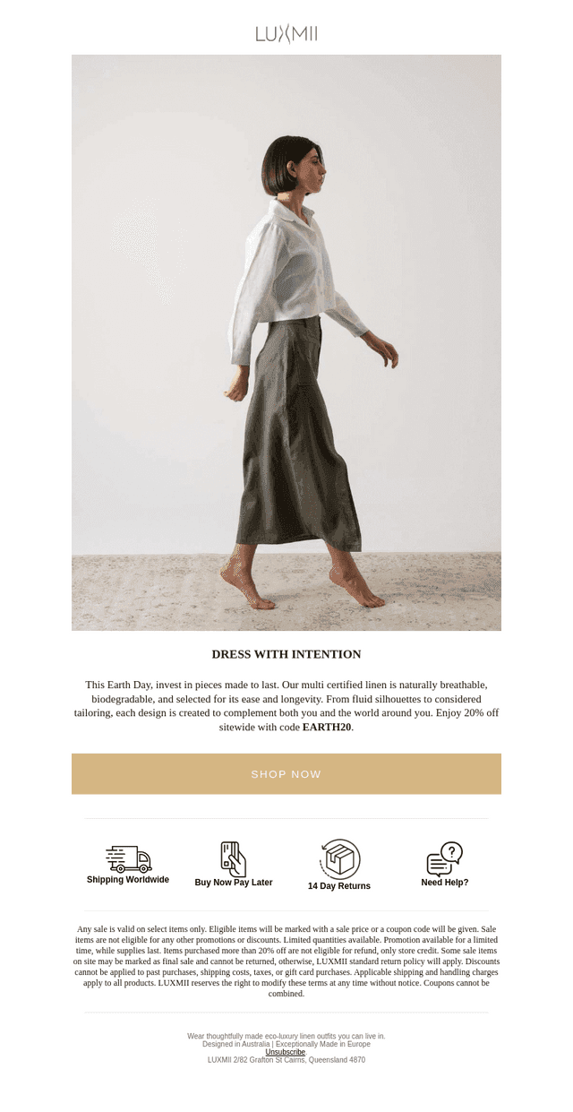 LUXMII email from Wed, Apr 22, 2026