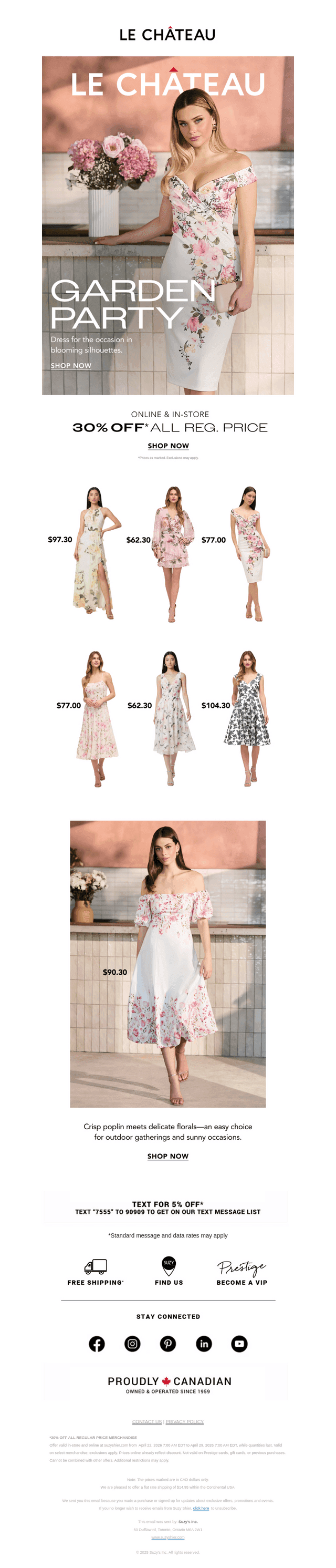 GARDEN PARTY CHIC