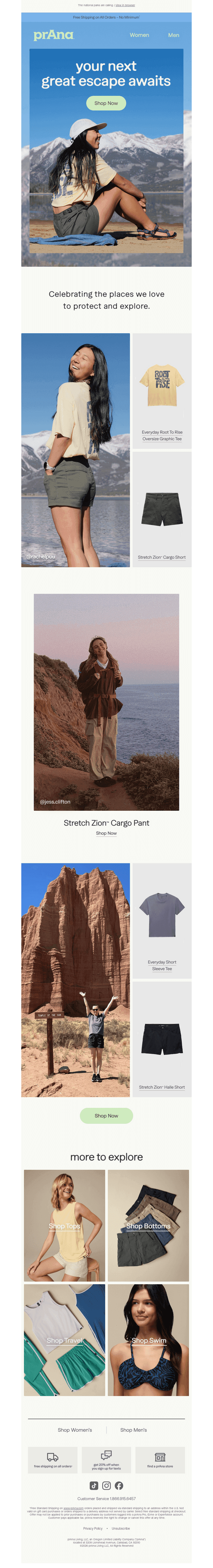prAna email from Wed, Apr 22, 2026