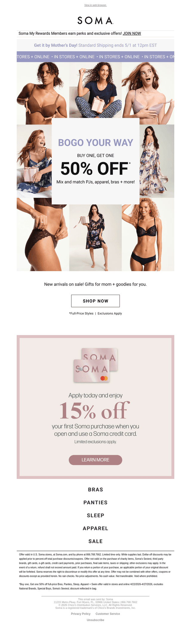 Starts Now: BOGO 50% Off Almost Everything! *Excl. apply