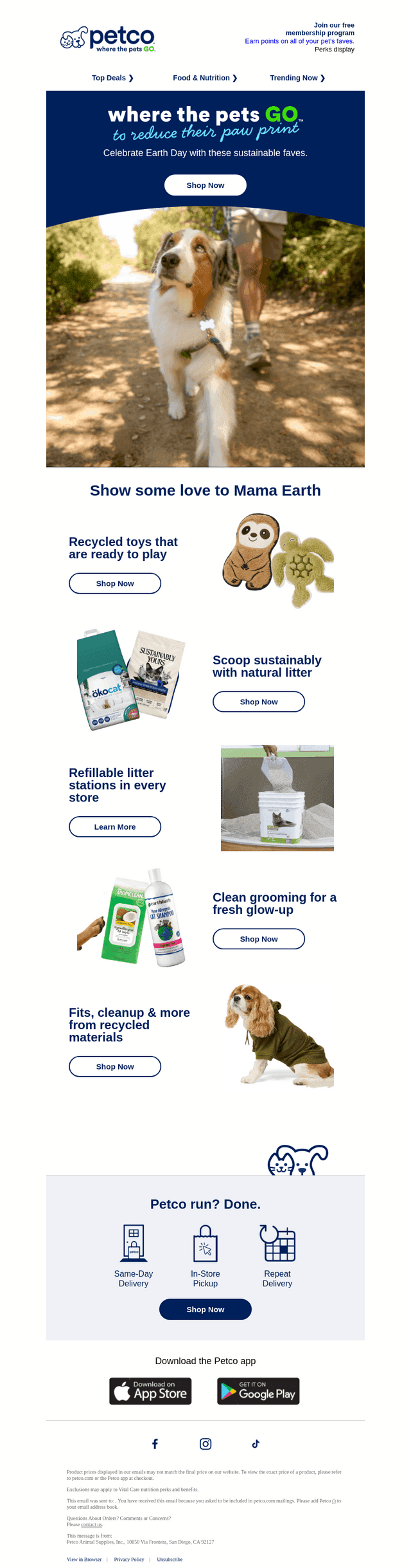 Petco email from Wed, Apr 22, 2026