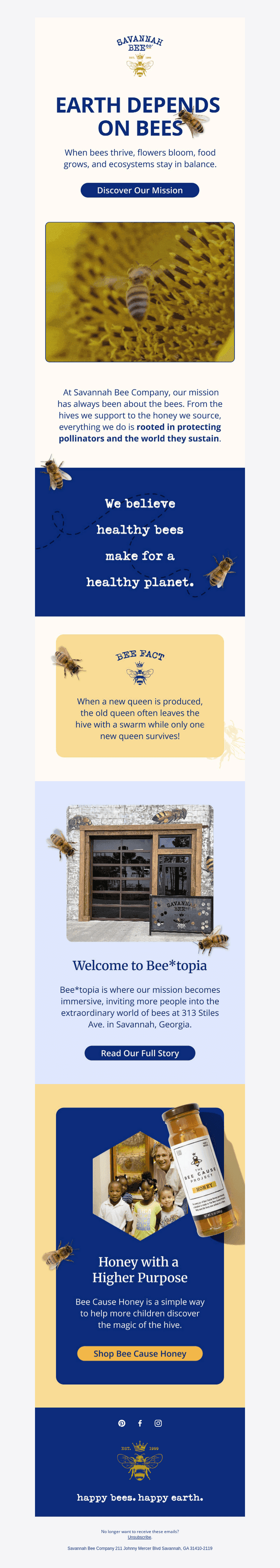 Healthy Bees. Healthy Earth.