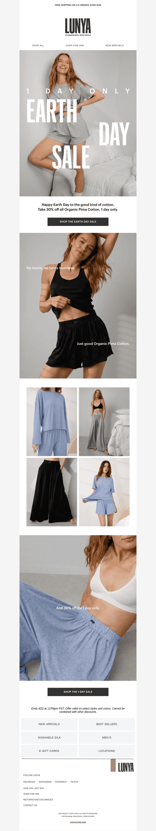 Lunya email from Wed, Apr 22, 2026