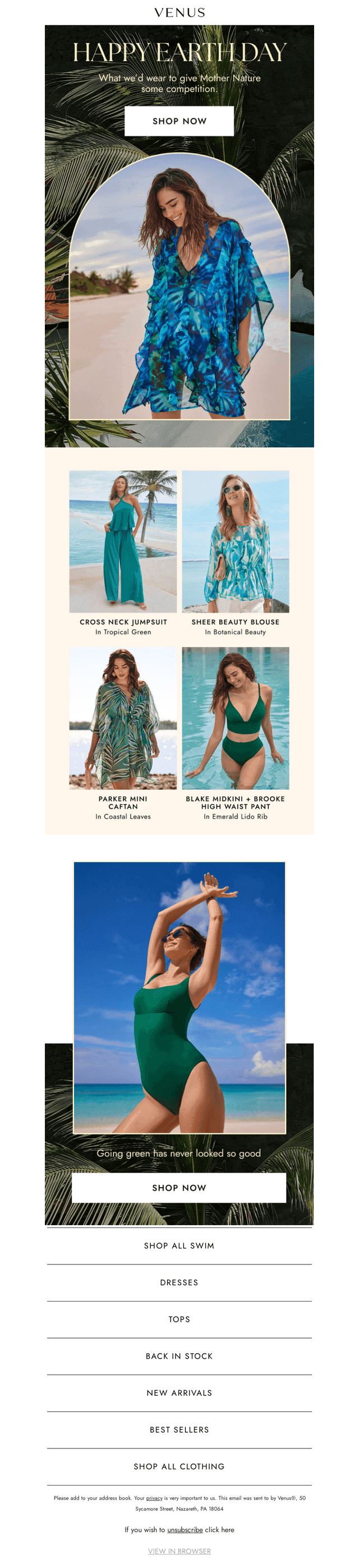 VENUS Fashion email from Wed, Apr 22, 2026