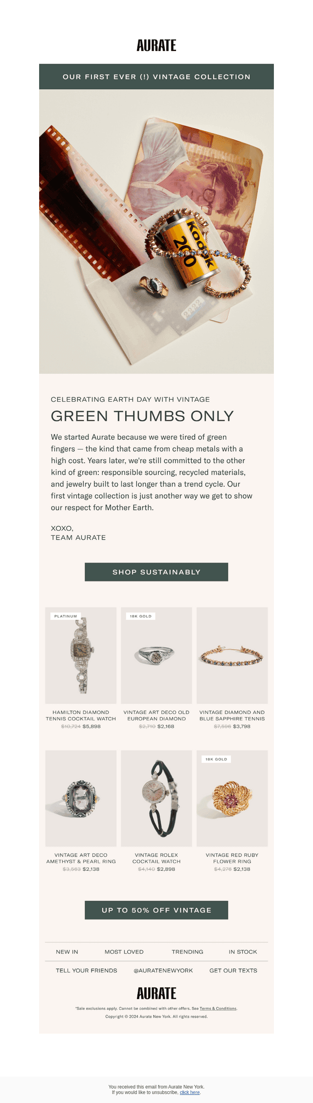 AUrate New York email from Wed, Apr 22, 2026