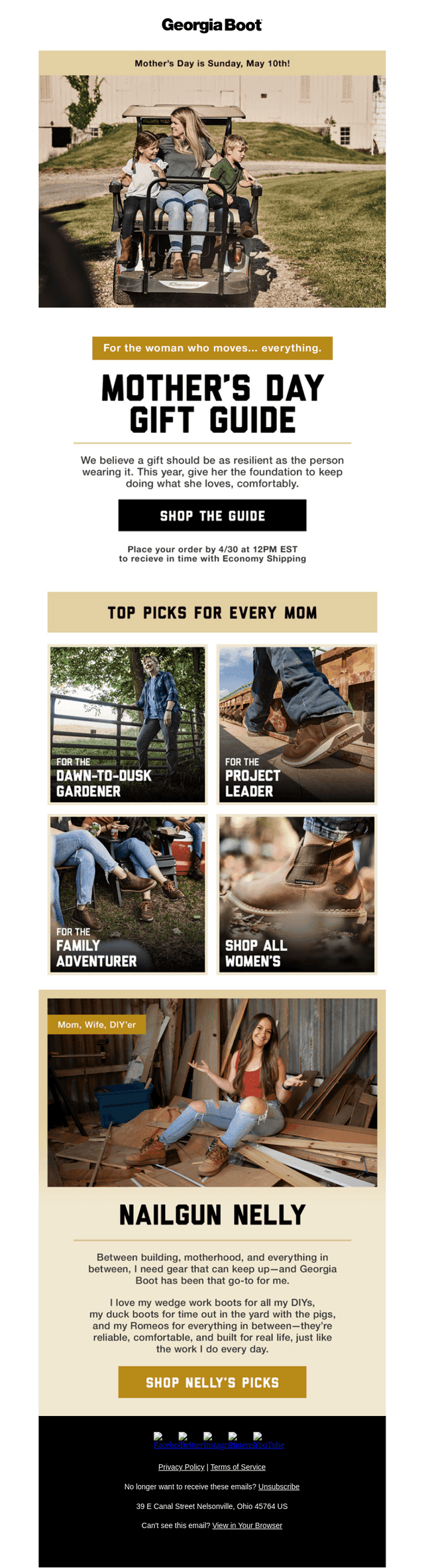 Georgia Boot email from Wed, Apr 22, 2026
