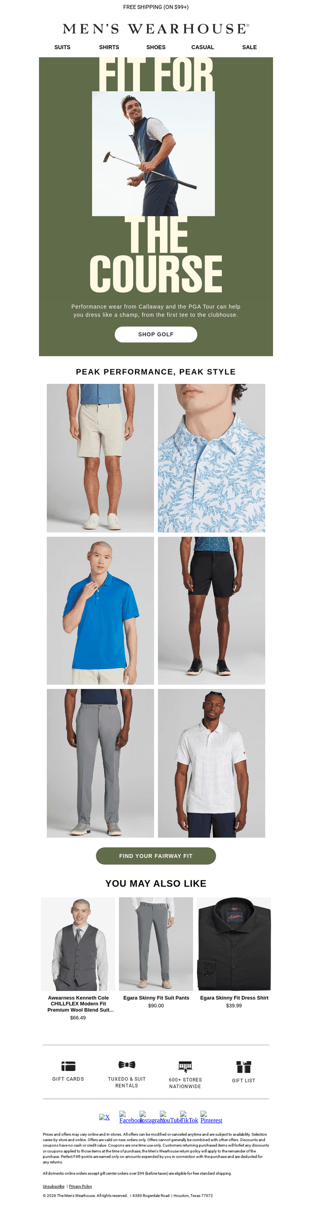 Men's Wearhouse email from Wed, Apr 22, 2026