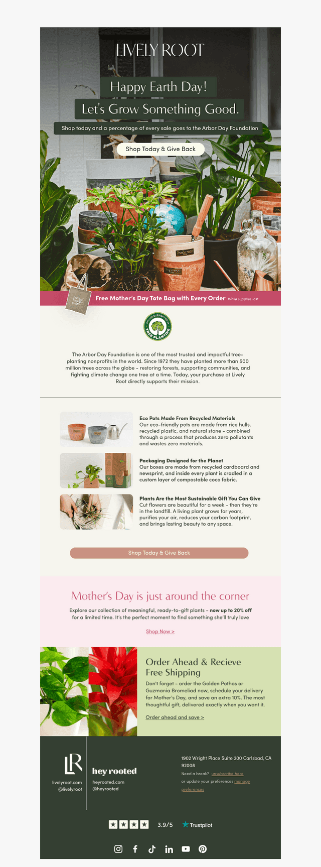 Lively Root email from Wed, Apr 22, 2026