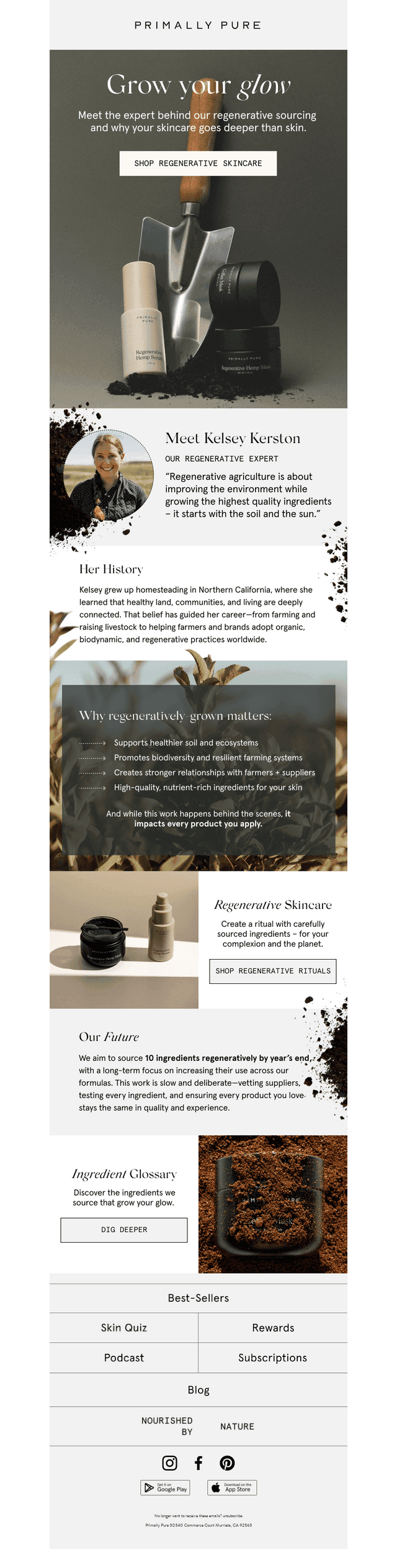 Primally Pure Skincare email from Wed, Apr 22, 2026