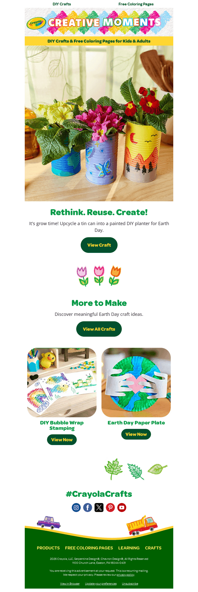 Make, Create and Celebrate Earth Day