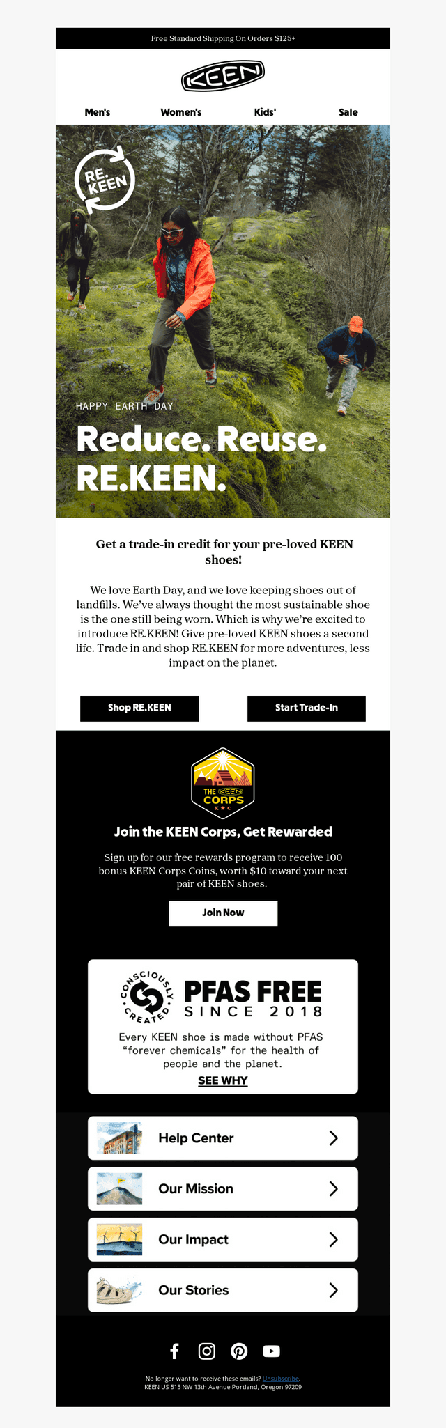 KEEN email from Wed, Apr 22, 2026