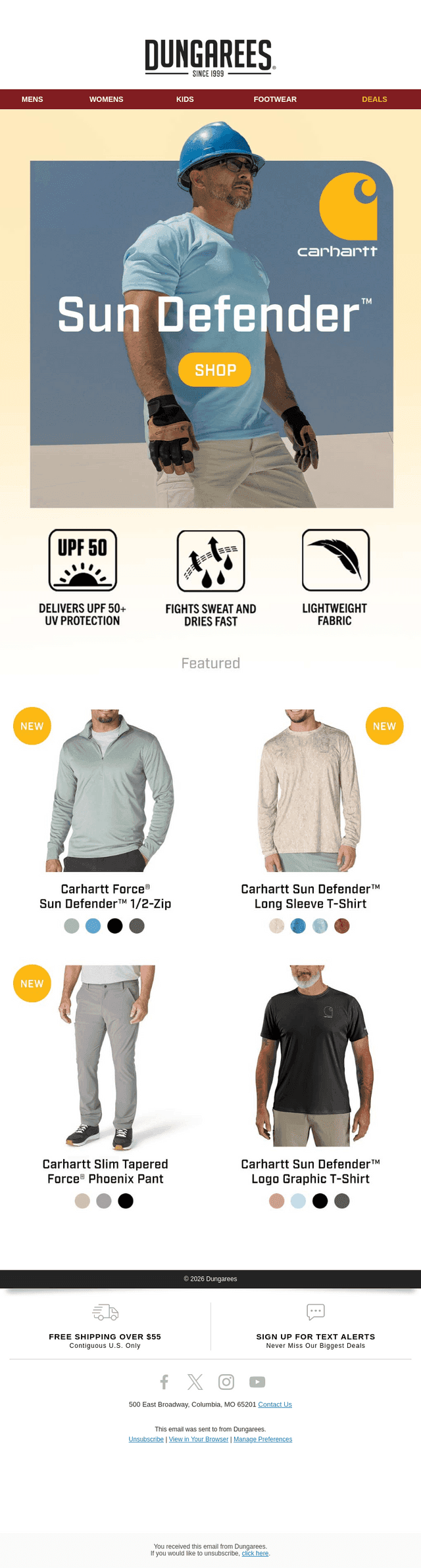 Featured Carhartt for the Sun