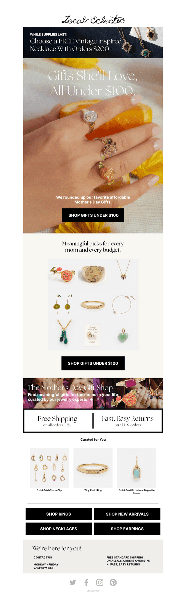 Meaningful gifts, all under $100