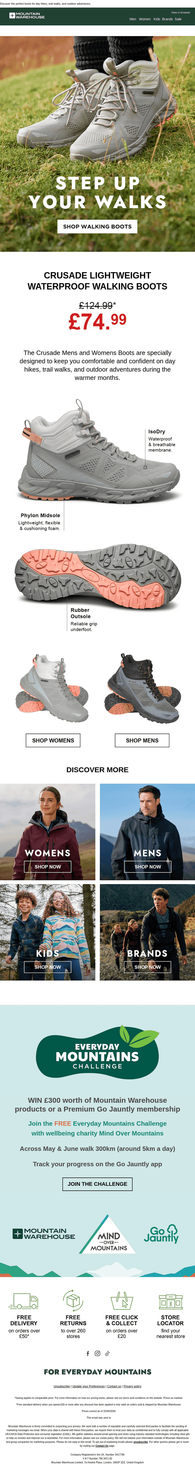 Step Up Your Walks 🥾