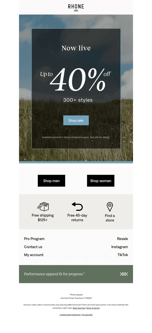 Rhone email from Thu, Apr 23, 2026