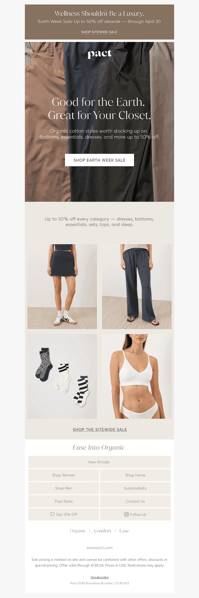 Up to 50% Off Sitewide