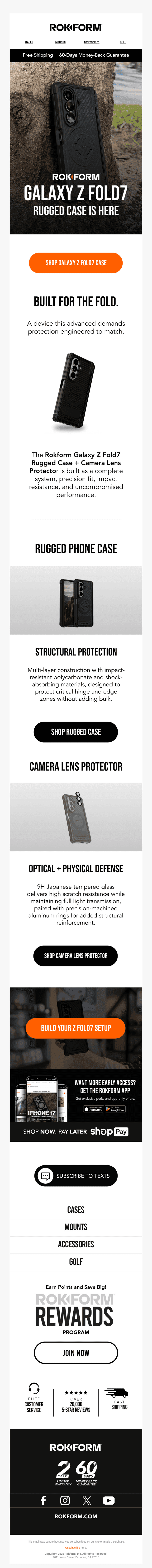 Officially Live 📱 Z Fold7 Case + Lens