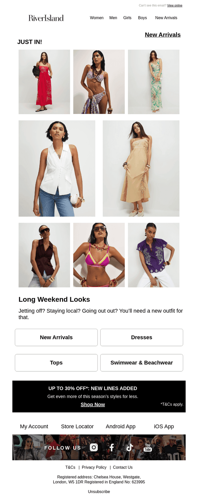 River Island email from Thu, Apr 23, 2026