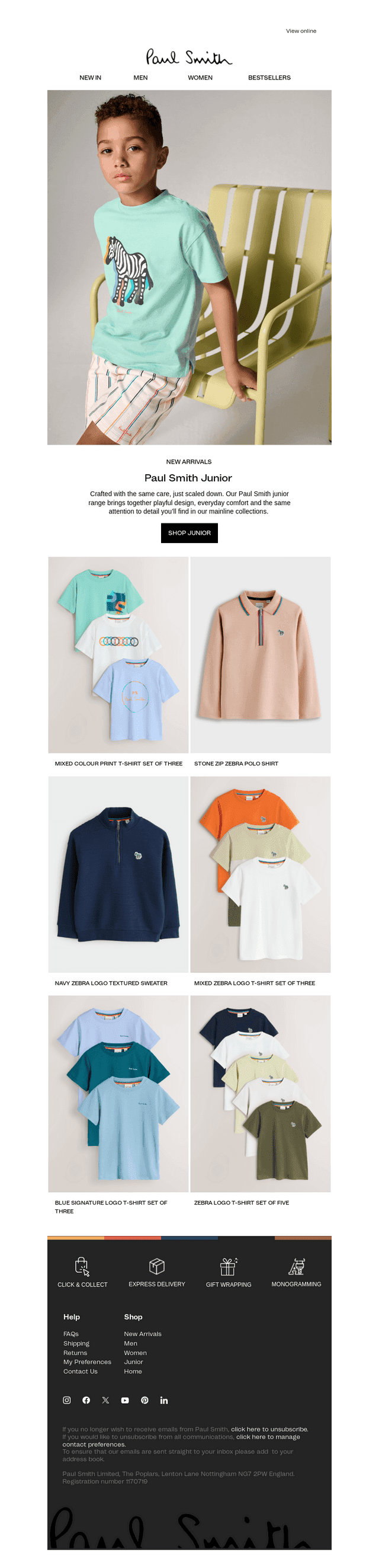 New in: Our Latest Junior Collection