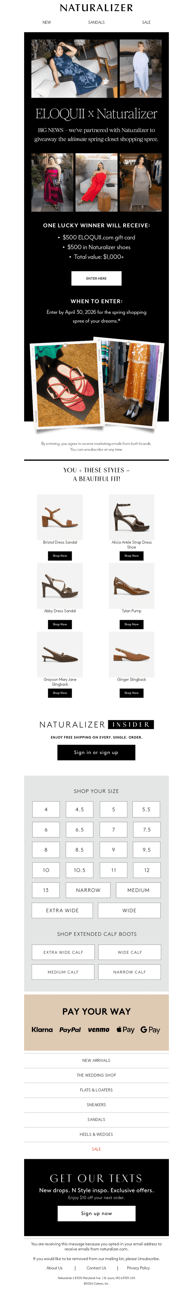 Enter to WIN ✨ ELOQUII x Naturalizer